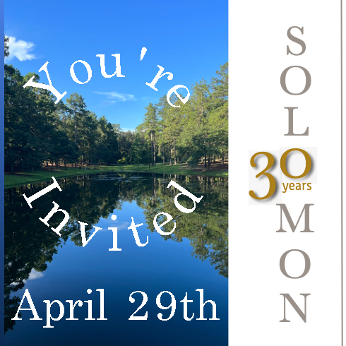 Solomon 30th Anniversary Celebration!