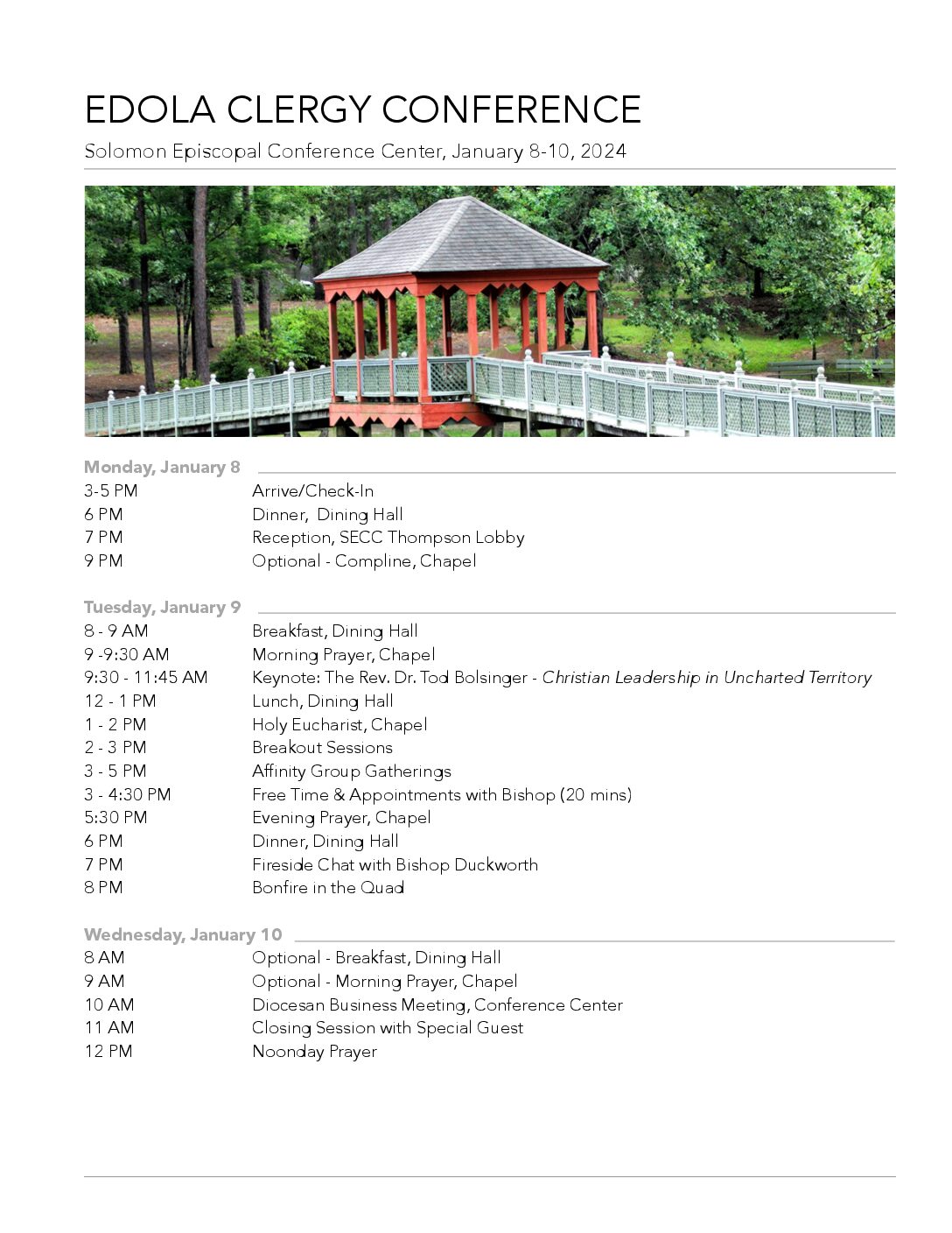 Clergy Conference