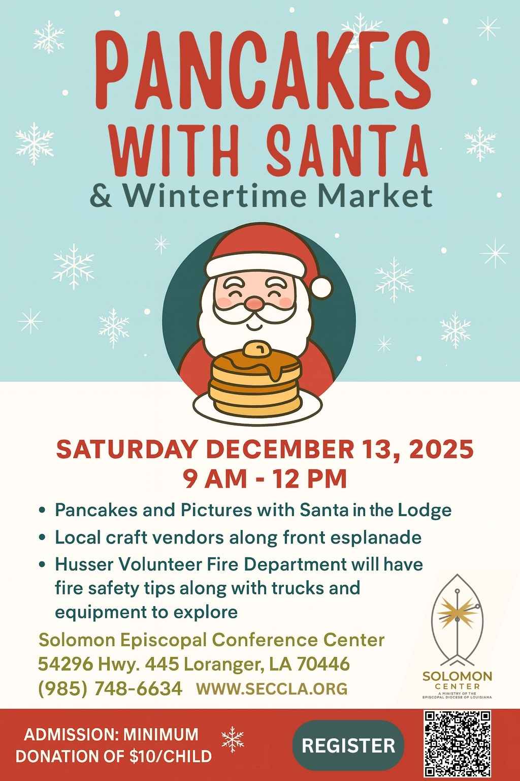 Pancakes with Santa 2025