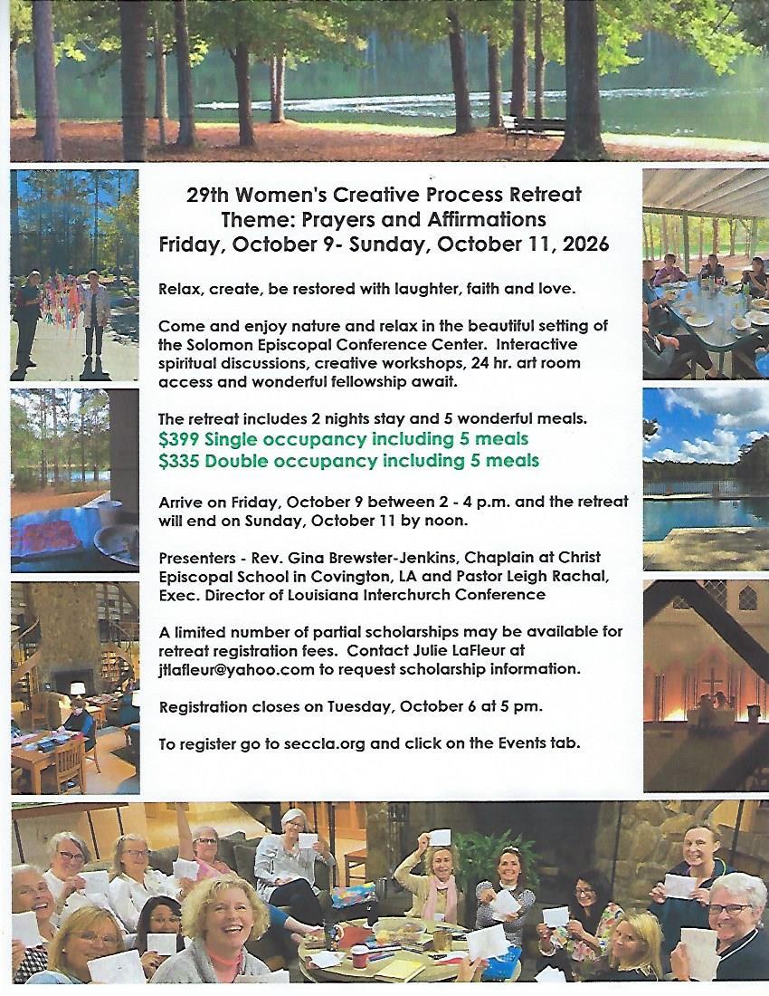 29th Women's Creative Process Retreat 2026